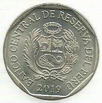 Peru - 1 Sol 2019 (Km# ..) Gato Andino