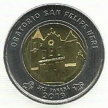 Panamá - 1 Balboa 2019 (Km# 167) S. Felipe Neri