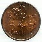 Turquia - 5 Kurus 1973 (Km# 890.1)