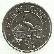 Uganda - 50 Centimos 1976 (Km# 4a)