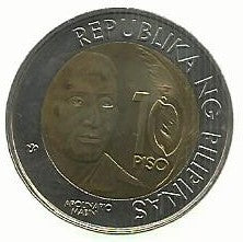 Filipinas - 10 Piso 2014 (Km# Novo) Apolinario Mabini