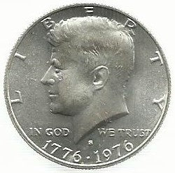 USA - 50 Cents 1976 (Km# 205a)
