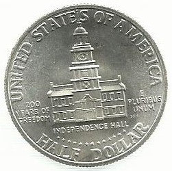 USA - 50 Cents 1976 (Km# 205a)