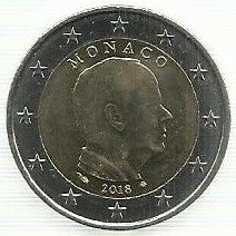 Monaco - 2 Euro 2021 (Km# 195)