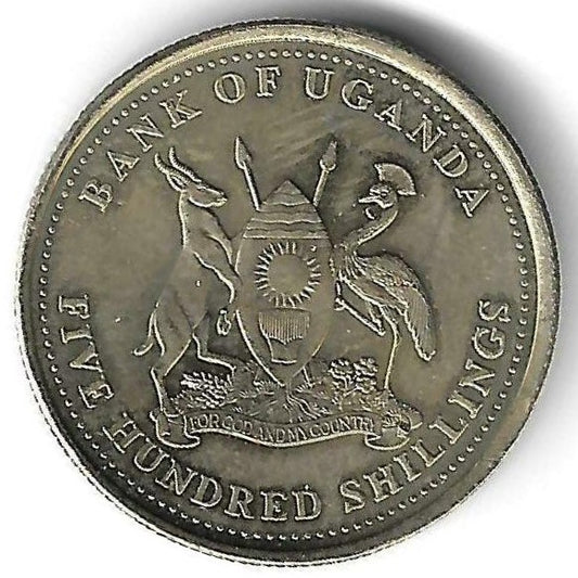 Uganda - 500 Shillings 2003 (# 69)