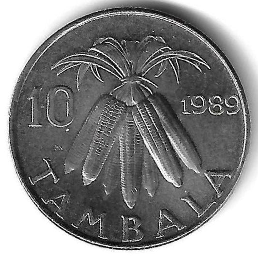 Malawi - 10 Tambala 1989 (Km# 10)