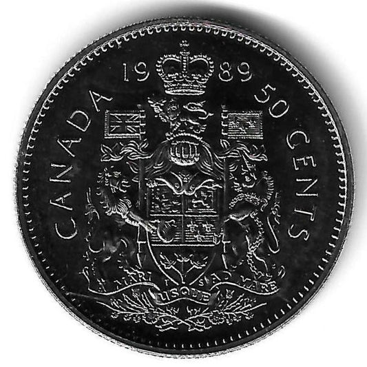 Canada - 50 Centimos 1989 (Km# 75.1)