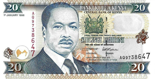 Quenia - 20 Shillings 1996 (# 35a2)