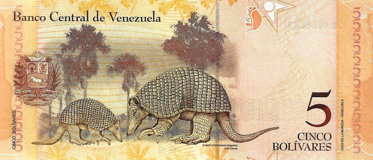 Venezuela - 5 Bolivares 2011 (# 89e)