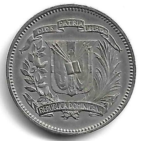 Rep. Dominicana - 10 Centavos 1967 (Km# 19a)