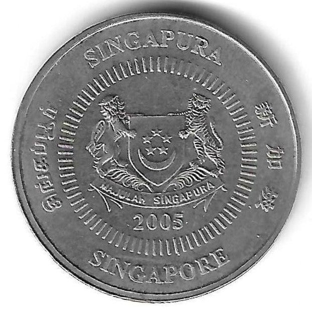 Singapura - 50 Centimos 2005 (Km# 102)