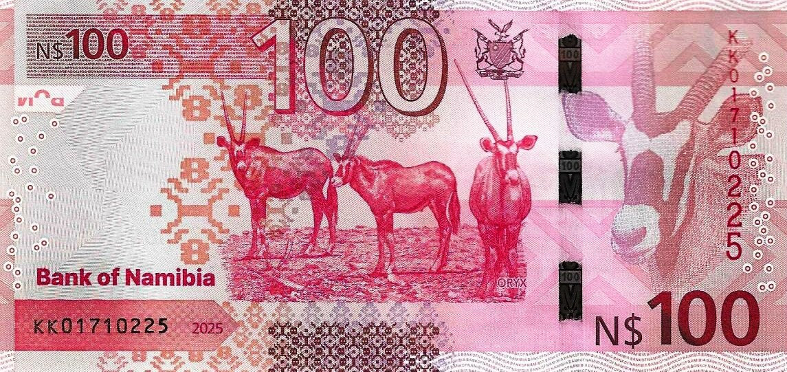 Namibia - 100 Dolares 2025 (# 23a)