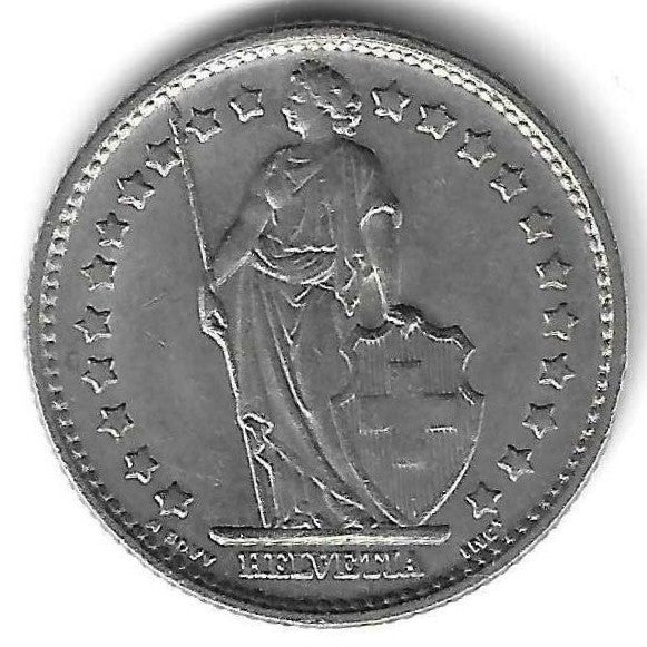 Suiça - 1 Franco 1971 (Km# 24.a1)