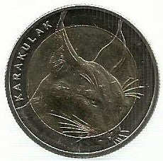 Turquia - 1 Kurus 2021 (Km# ..) Caracal