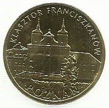 Polonia - 2 Zlote 2011 (Km# 794) Mosteiro Franciscano Poznan