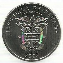Panamá - 1/4 Balboa 2008  (Km# 138) Hospital Pediátrico