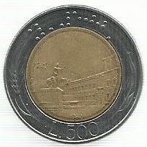 Itália - 500 Liras 1982 (Km# 111)