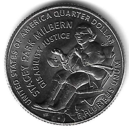 USA - 25 Cents 2025 (Km# 808) Stacey Milbern