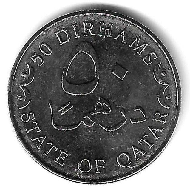Qatar - 50 Dirhams 2012 (Km# 15a)