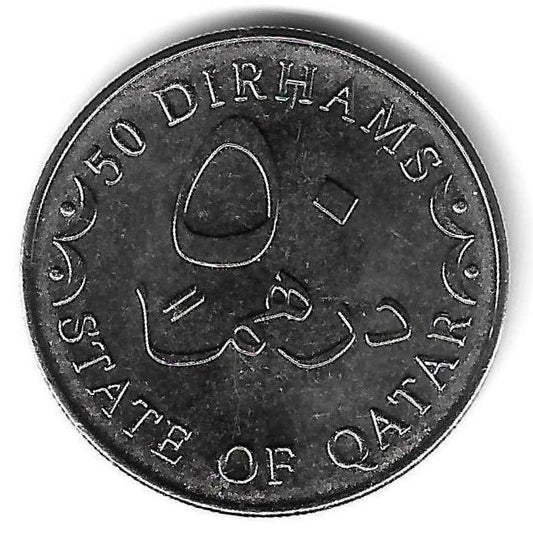 Qatar - 50 Dirhams 2012 (Km# 15a)