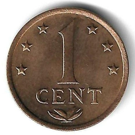 Antilhas Holandesas - 1 Centimo 1975 (Km# 8)