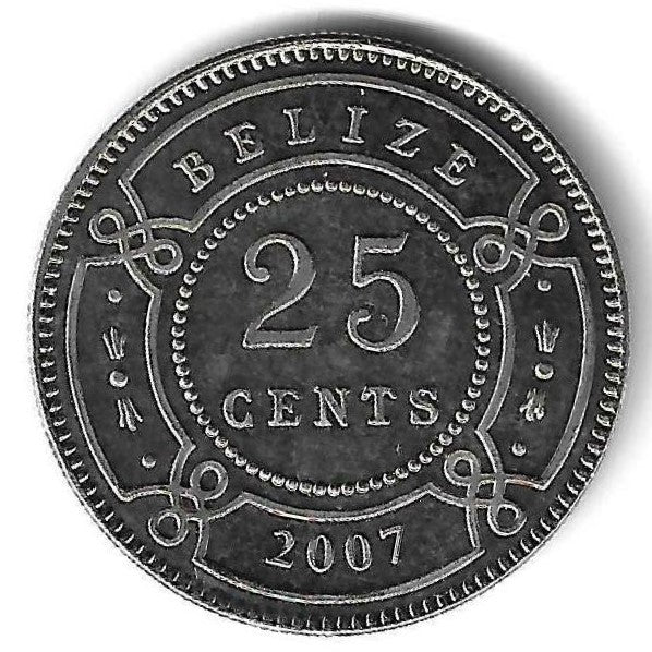 Belize - 25 Centimos 2007 (Km# 36)