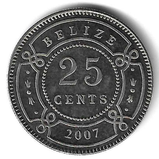 Belize - 25 Centimos 2007 (Km# 36)