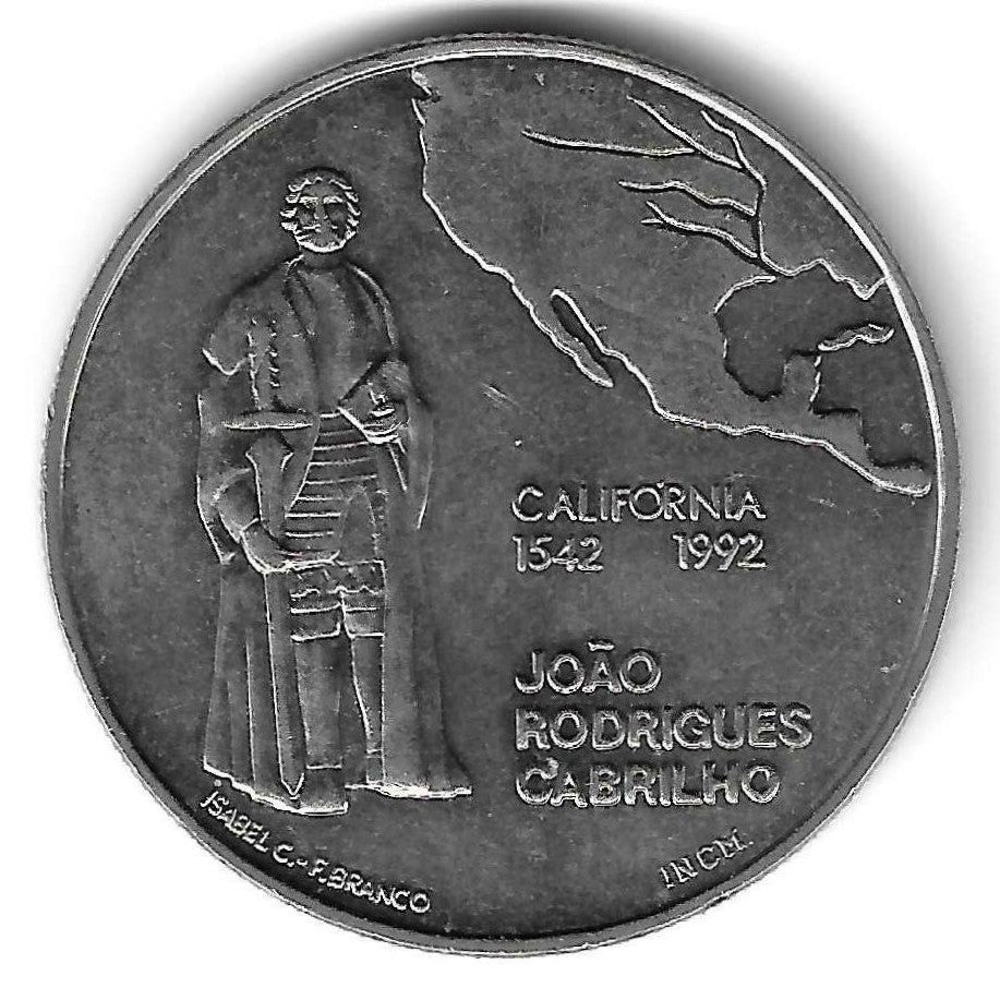 Portugal - 200$00 1992 (Km# 661)     California