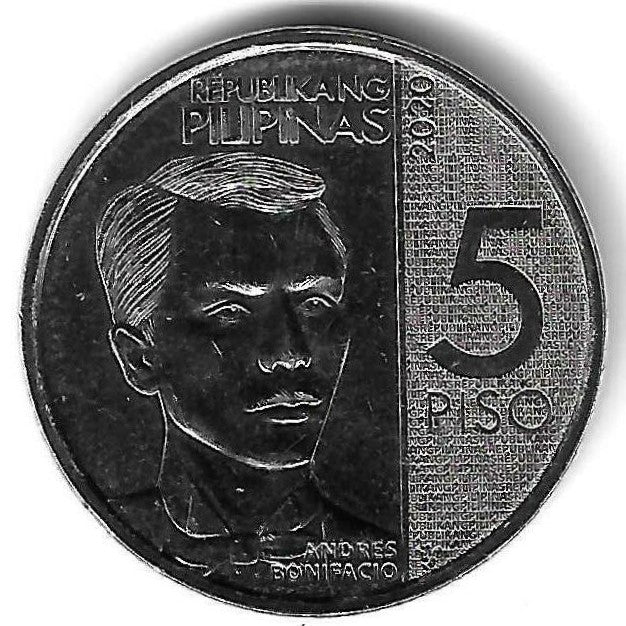 Filipinas - 5 Piso 2020 (Km# 302)