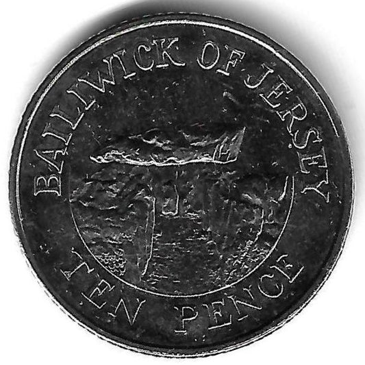 Jersey - 10 Pence 2016 (Km# 250)