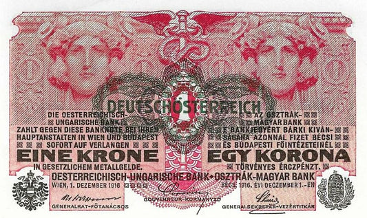 Austria - 1 Krone 1916 (# 20)