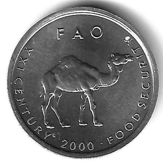 Somalia - 10 Shillings 2002 (Km# 46) Fao