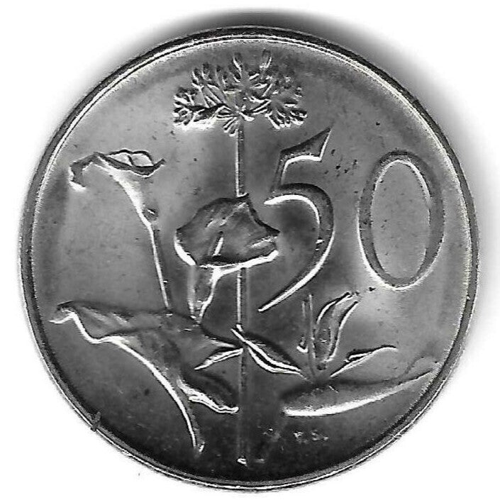 Africa Sul - 50 Centimos 1971 (Km# 87)