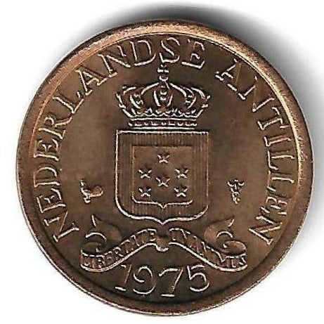 Antilhas Holandesas - 1 Centimo 1975 (Km# 8)