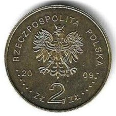 Polonia - 2 Zlote 2009 (Km# 710) Mosteiro Jedrzejow