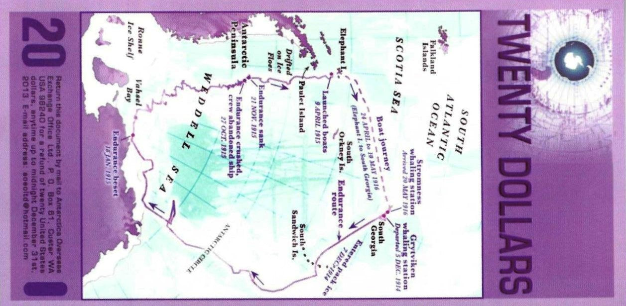 Antartica - 20 Dolares 2008 (# 25)