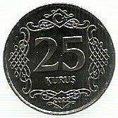 Turquia - 25 Kurus 2022 (Km# ..)
