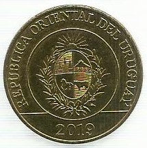 Uruguai - 5 Pesos 2019 (Km# 137) Nandu