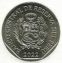 Peru - 1 Sol 2022 (Km# ..) Manuel Lorenzo de Vidaurre