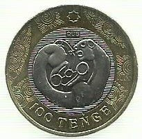 Cazaquistao - 100 Tenge 2022 (Km# ..) Culled Bars