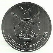 Namibia - 10 Centimos 1993 (Km# 2)
