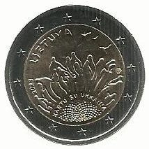 Lituania - 2 Euro 2023 (Km# ..) Ucrania