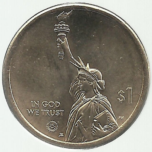 USA - 1 Dolar 2023 (Km# 783) Indiana