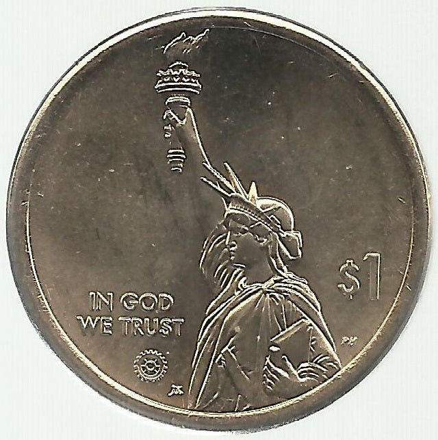 USA - 1 Dolar 2023 (Km# 783) Indiana