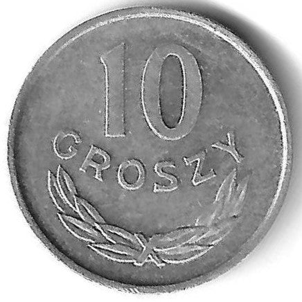 Polonia - 10 Groszy 1976 (Km# AA47)