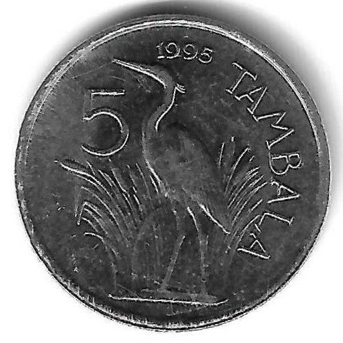 Malawi - 5 Tambala 1995 (Km# 32)