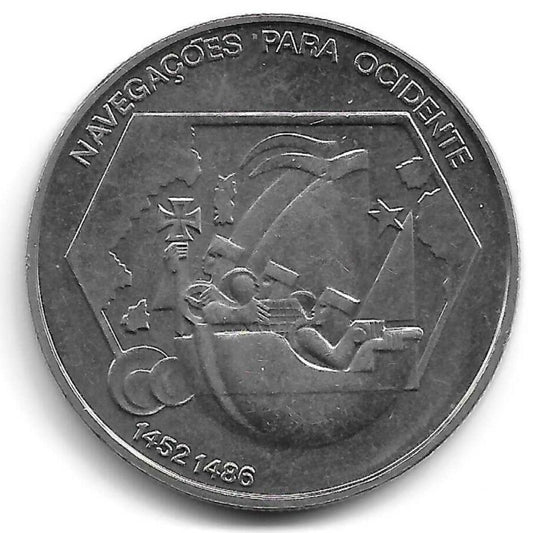 Portugal - 200$00 1991 (Km# 659)     Naveg. Ocidente