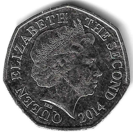 Jersey - 50 Pence 2014 (Km# 108)