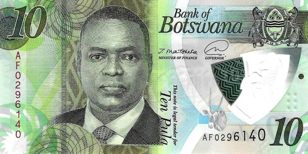 Botswana - 10 Pula 2020 (# 36a)