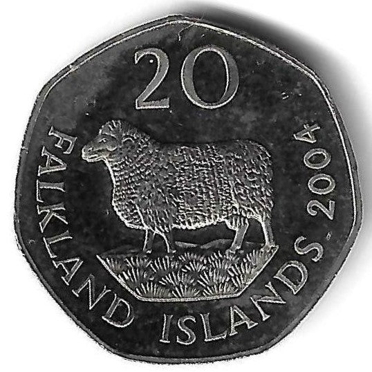 Inglaterra - 20 Pence 2004 (Km# 990)